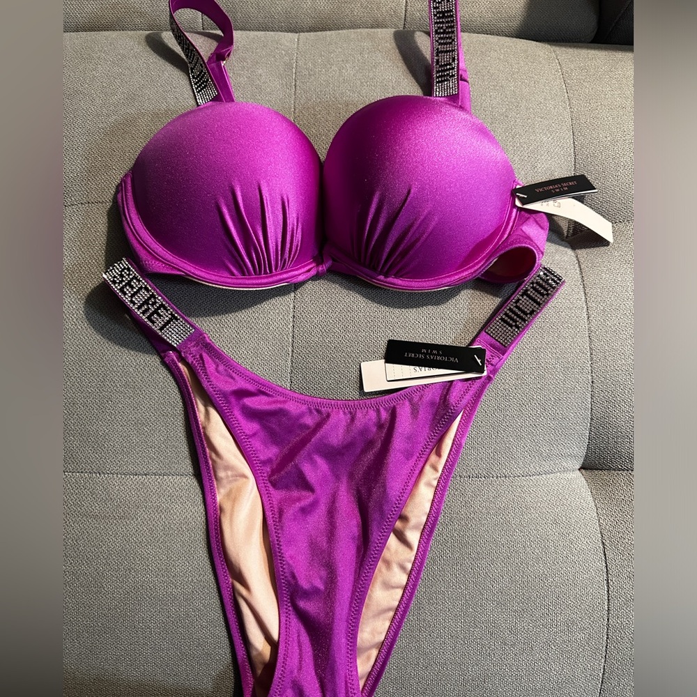 Victoria secret rhinestone swimsuit